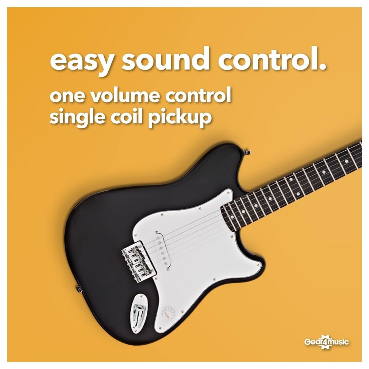 VISIONSTRING Kit Chitarra Elettrica 3/4 con Ampli 10W e Accessori - Nero | Per Bambini e Principianti, Manico a C, Doppio Cutaway, Ampli 10W, Borsa, Tracolla, Plettri e Accordatore Inclusi