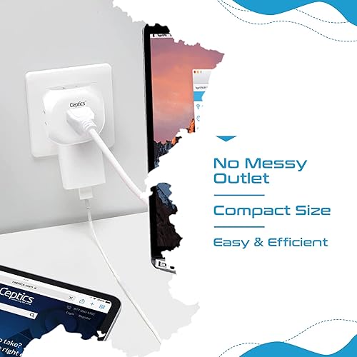 Vista 178 de Adaptador de conexión universal a tierra Ceptics EE. UU./Japón - tipo B