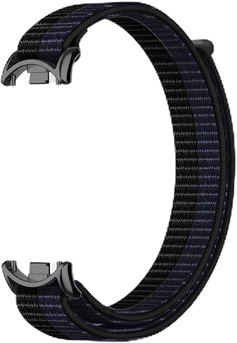 Pulseira esportiva de nylon para mulheres e homens, pulseira de substituição macia e respirável para Xiaomi Mi Band 10/9/8