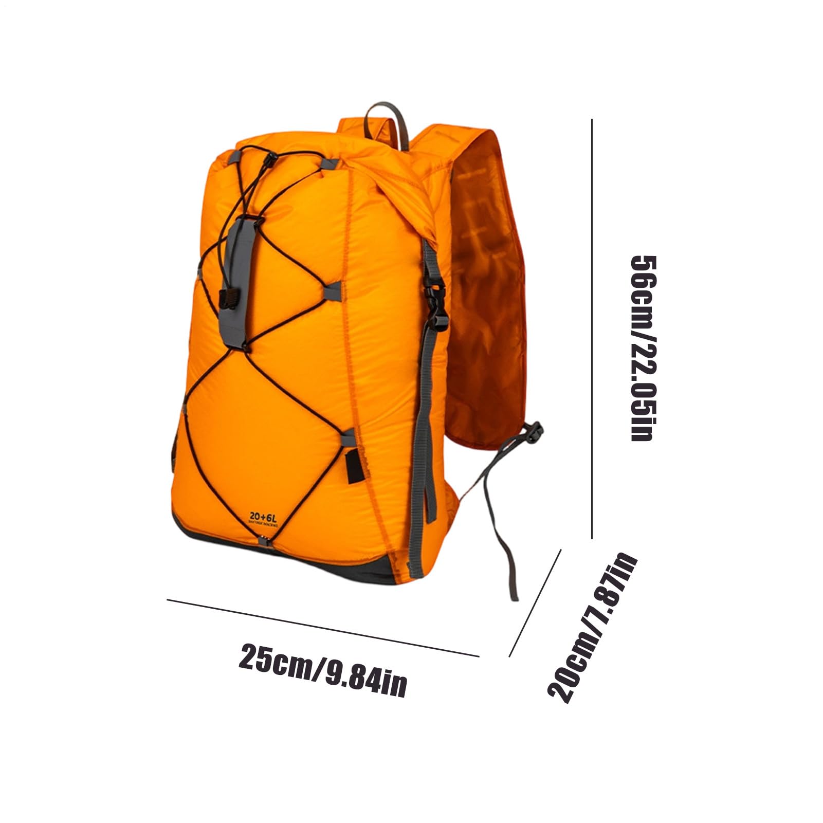 Plecak Turystyczny 26L Wodoodporny Składany Torba | Plecak Outdoor Camping Turystyczny Dla Mężczyzn I Kobiet Turystyka Wędkarstwo Podróżowanie Trekking Wspinaczka Sport