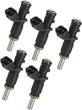 Fuel Injector, for Volkswagen Rabbit 2.5L 2007-2009 for Volkswagen Rabbit 2.5L 2007-2009 No.07K906031C Metal Black, 5pcs