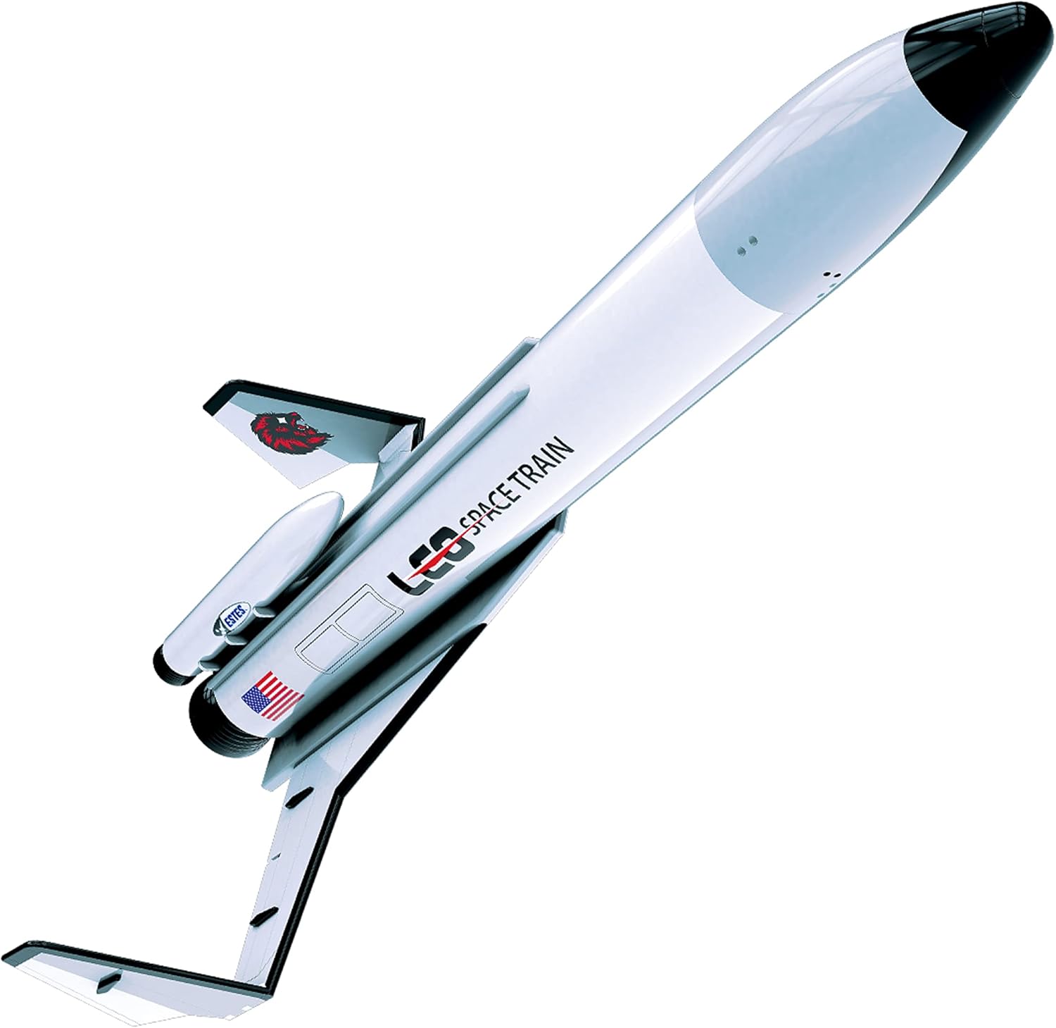 Estes Leo Space Train Flying Model Rocket Kit 7285 | Advanced Level Build, Multi