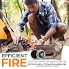 The Artisan Heritage Fire Kit – Hand-Forged Carbon Steel & English Flint in a Premium Top-Grain Leather Pouch (Cognac) #1