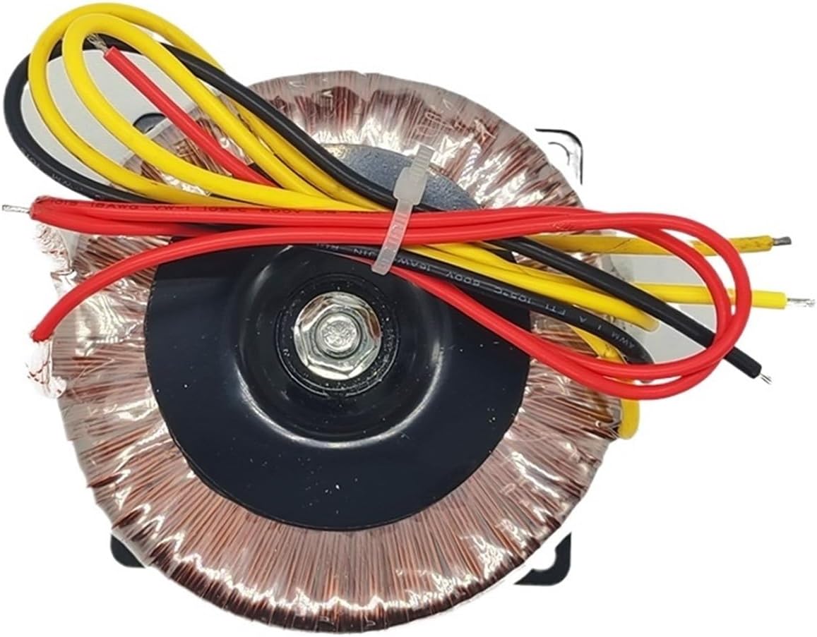 1PCS 50W Toroidal Transformer Single Output 6V 9V 12V 15V 18V Pure Copper Wire Audio Amplifier Replacement Input 220V 110V Ring Core(Input 380V,110V)