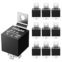 Vista 10 de Nilight 4 piezas de relé intermitente ajustable de 3 pines CF13 JL-02, relé de intermitente electrónico de 12V 150W, corrige la señal de giro