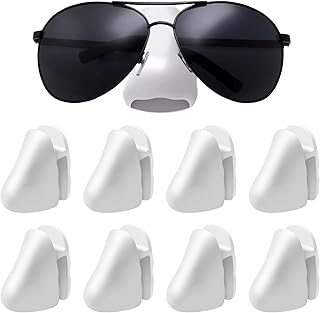 Senbos Soporte para gafas de mano, color blanco