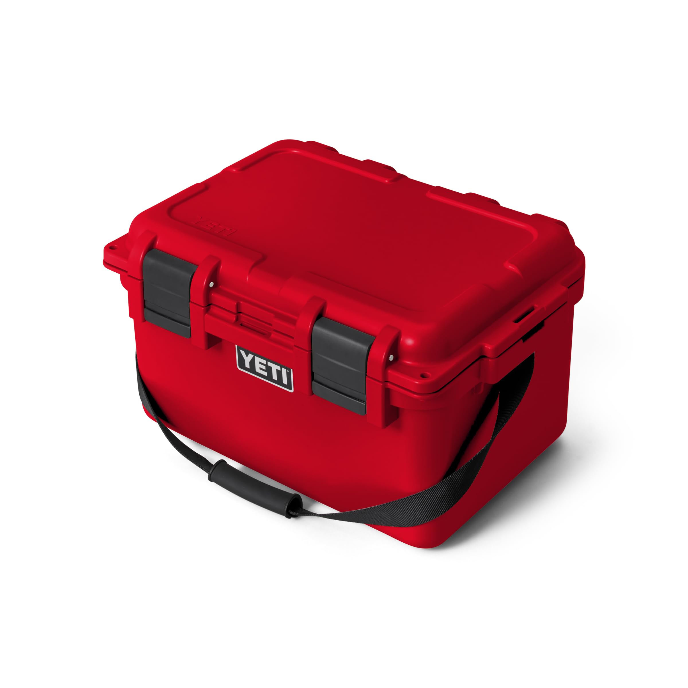 YETI LoadOut 30 GoBox Divided Waterproof Cargo Case, Dry Box, Camera Case, Fishing Tackle Box, Rescue Red