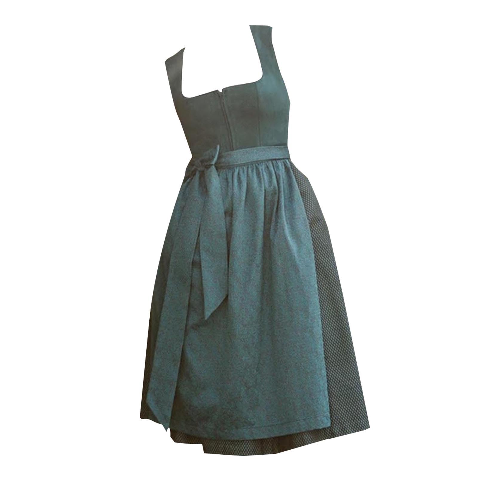 Robe traditionnelle Dirndl revivez la magie des fêtes rétro midi - 6