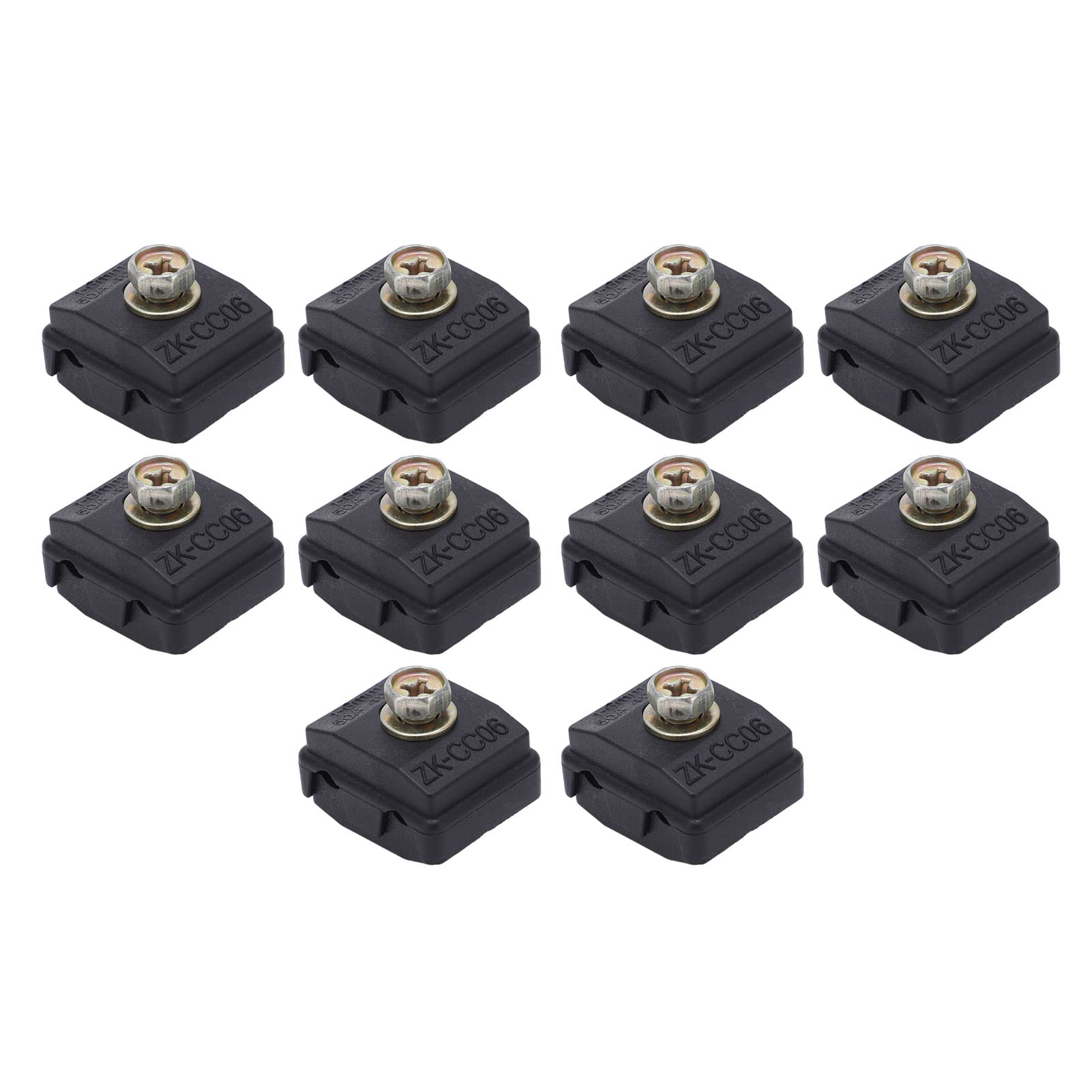Abrazadera de Perforación de Aislamiento, 10 Piezas Conector de Cable Tipo T Insertos de Cobre Estañado de Alta Seguridad para Líneas Aéreas Exteriores para Edificios de Gran,alambre y cable