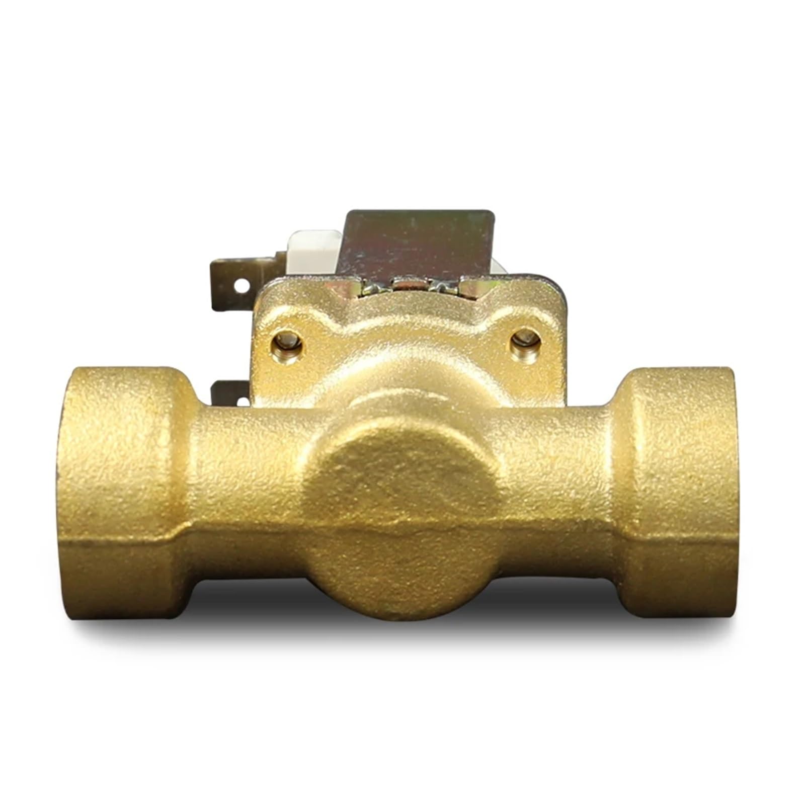 PAKMEZ 1/2" Zmotoryzowany zawór elektromagnetyczny mosiężny 2-drożny DN15 Odporność na wysoką temperaturę 100 ℃ do słonecznego zaworu podgrzewacza wody 12 V 24 V 220 V (DC24V_normalnie otwarty)