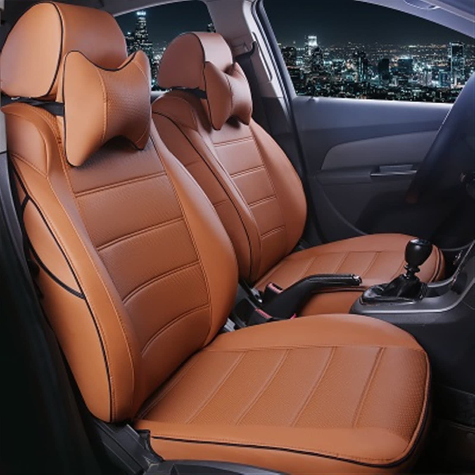 YOUZKA Car Seat Cover For Passat B5 Polo Golf Tiguan Jetta Touran ID3 ID4 ID6 Front And Rear Cushion accessories