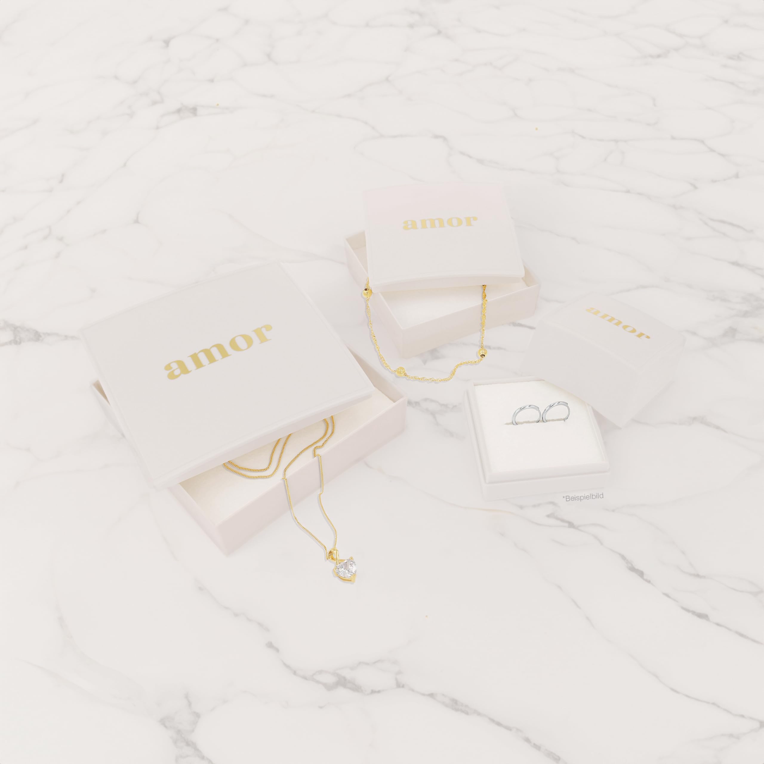Amor Motivanhänger Damen Anhänger, mit Zirkonia synth., 1,7 cm, Gold, Kreuz, Kommt in Schmuck Geschenk Box, 2034135
