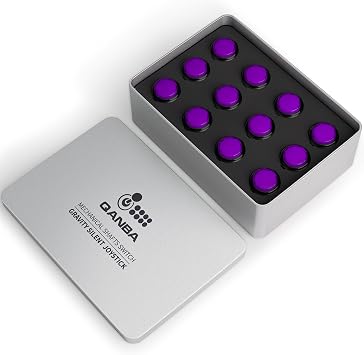 QANBA Gravity Ks Mechanical Arcade Buttons 24mm Snap-in Mechanical Pushbutton Boxed 24mm Clear Black Violet E0812 pcs