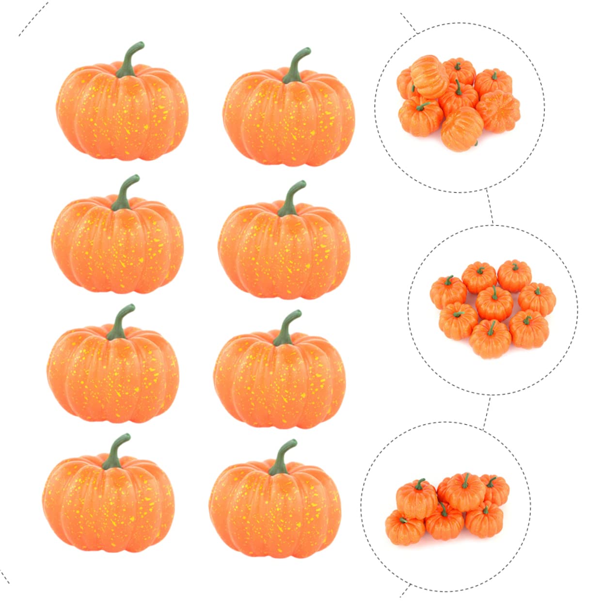 Zerodeko 3 Ensembles Moules À Biscuits en Forme De Citrouille Gaufrage Guirlande Emporte-Pièces sur Le Thème De La Plage Décorations d'automne en Forme De Citrouille 10 pièces * 3