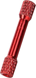 espaçador de coluna de rosca interna m3 standoff 10 pçs/set standoff liga de alumínio 6.05mm od para rc drone multicopter (carmesim)