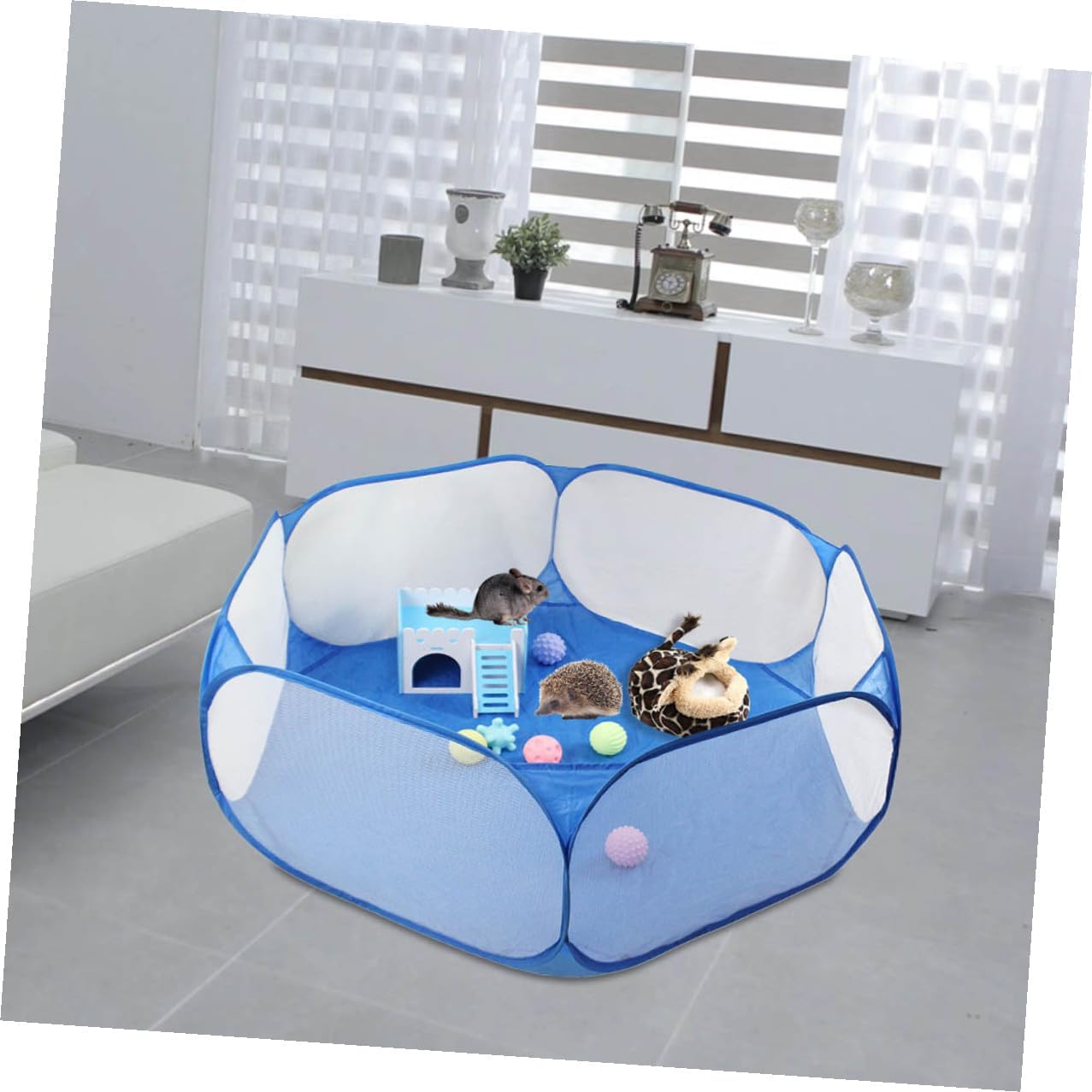 GLEAVI Portable Pet Folding Tent and Scratch-Resistant Dog Nest House with Foldable Playpen for Indoor and Outdoor Use, Sturdy Pet Supply Suitable for Cats and Dogs