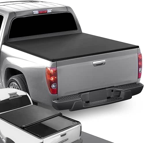DNA Motoring TTC-RU-041 Pickup Truck Bed Soft Roll-Up Tonneau Cover