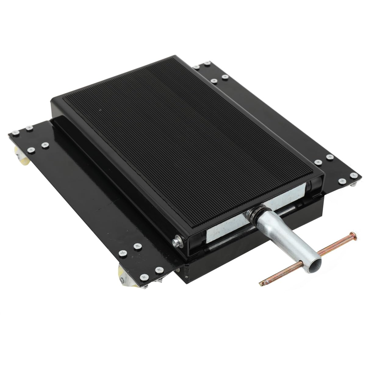 Ponte Sollevatore Moto 0,5T Altezza Regolabile 120-390mm Pieghevole con Ruote