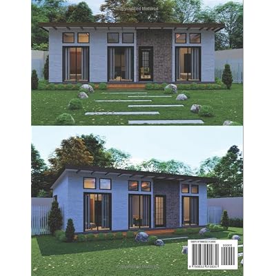 Modern Tiny House plan 3 Bedroom & 2 Bathroom with 841 Square feet: Full Complete Construction Drawing Set Paperback May 28, 2022