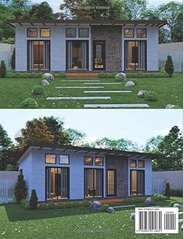 Modern Tiny House plan 3 Bedroom & 2 Bathroom with 841 Square feet: Full Complete Construction Drawing Set