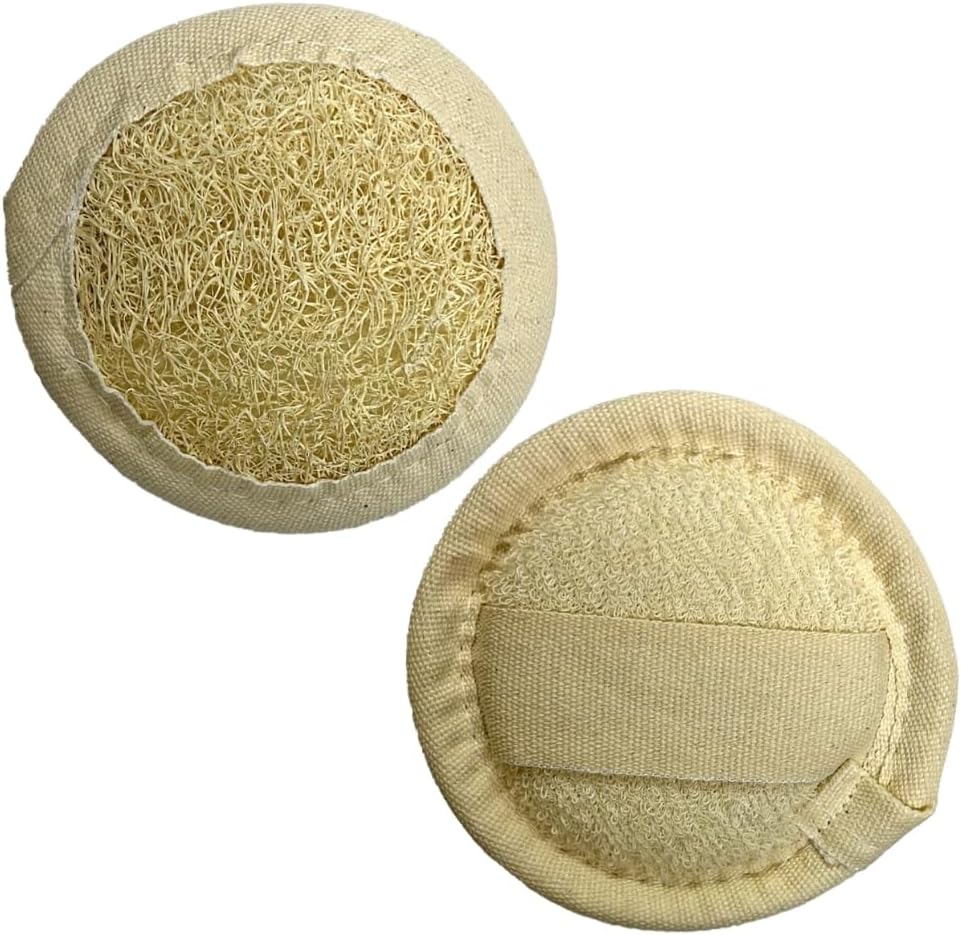 Doğal Kabak Lifi Yüz Pad Peeling Kesesi - Siyah Nokta, Sivilce, Kırışıklık Karşıtı, Cilt Yenileyici