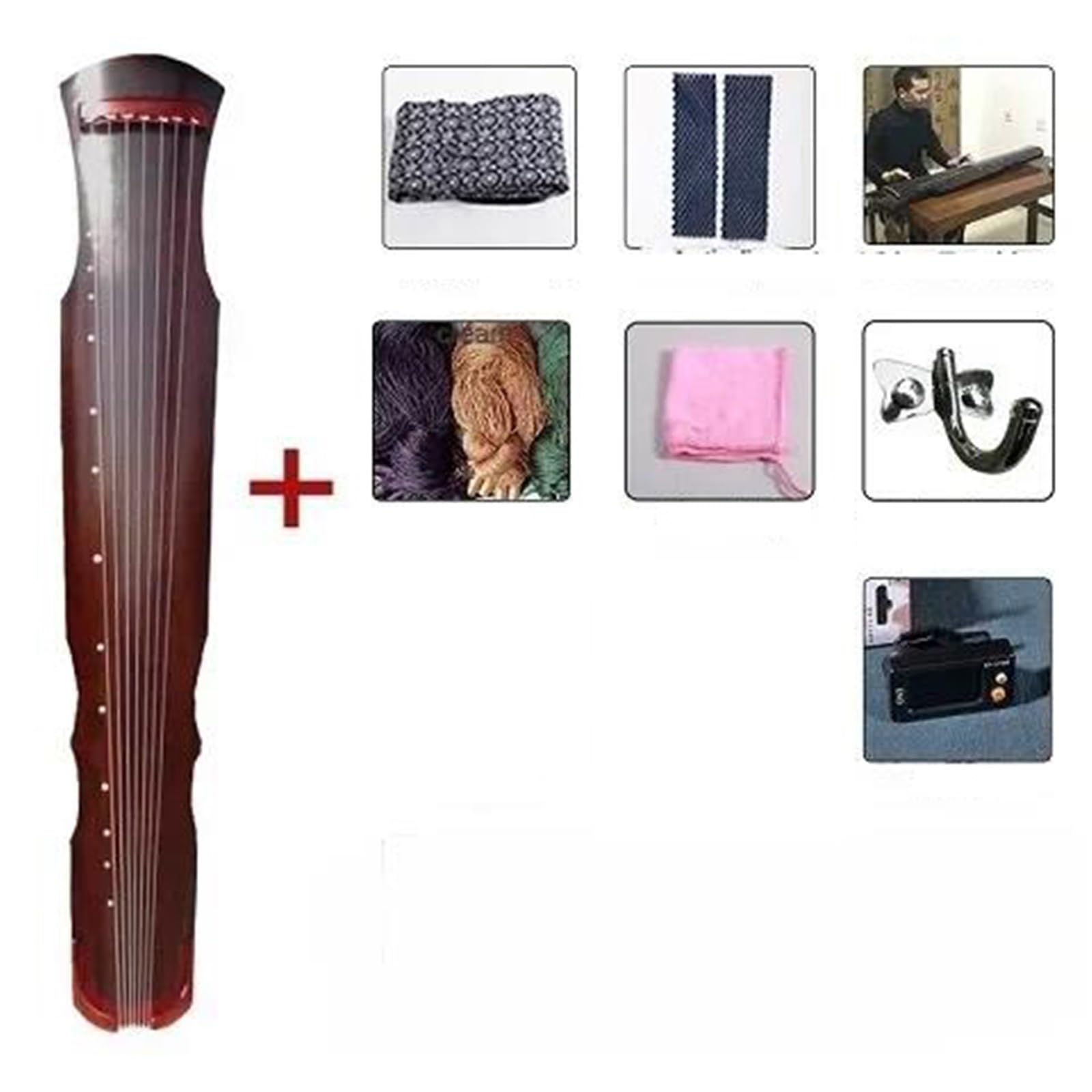 Guqin Z Drewna Paulownia Rodzaj Cytry Profesjonalny Instrument Do Ćwiczeń/występów Odpowiedni Dla Początkujących Guqin (chińska Cytra)
