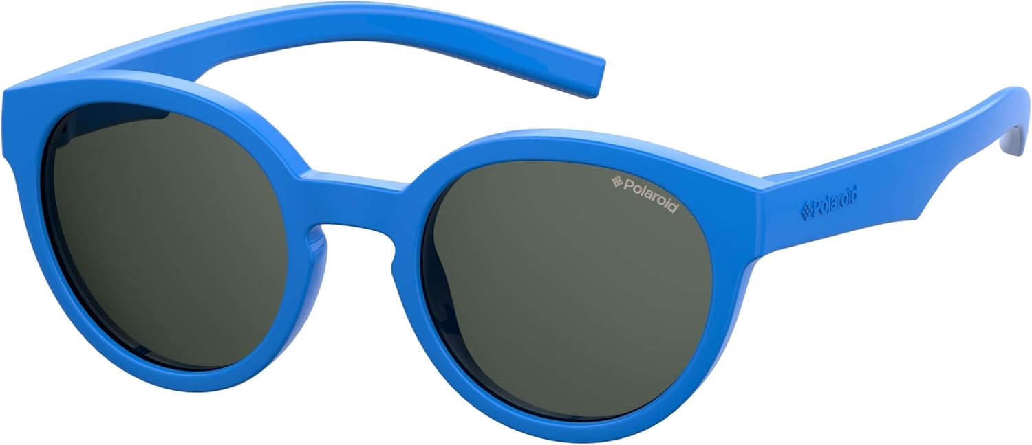 Polaroid unisex-child Pld 8019/S/Sm Oval Sunglasses