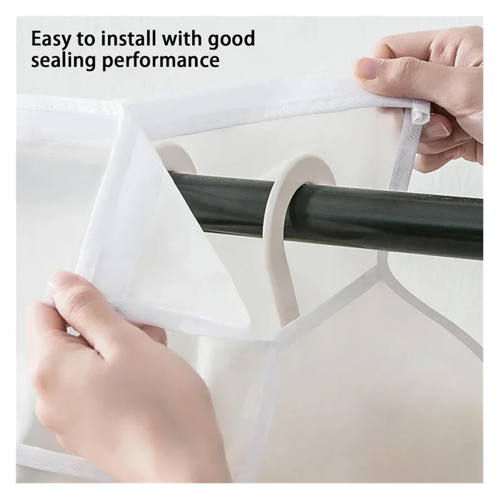 fundas para ropa Clothing Covers, Transparent Garments, Wardrobe Storage Solutions, Suits, Hanging Bags, Breathable Thick Garment(3 Pcs)