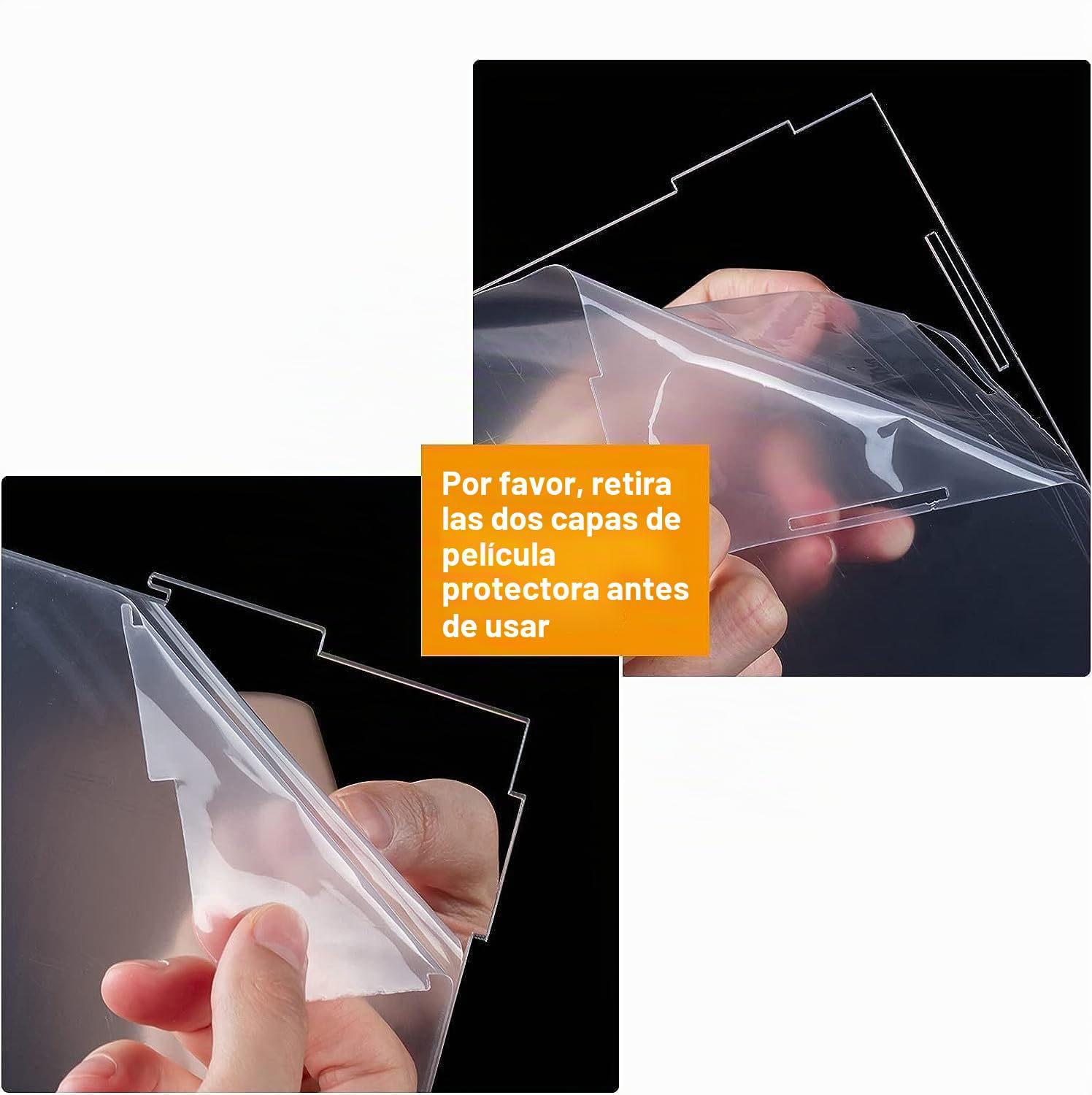 Vitrina Transparente de acrílico, 30 x 30 x 15 cm, para Montar, Caja organizadora de Cubos, a Prueba de Polvo, con Base Negra para Figuras de acción, Juguetes c