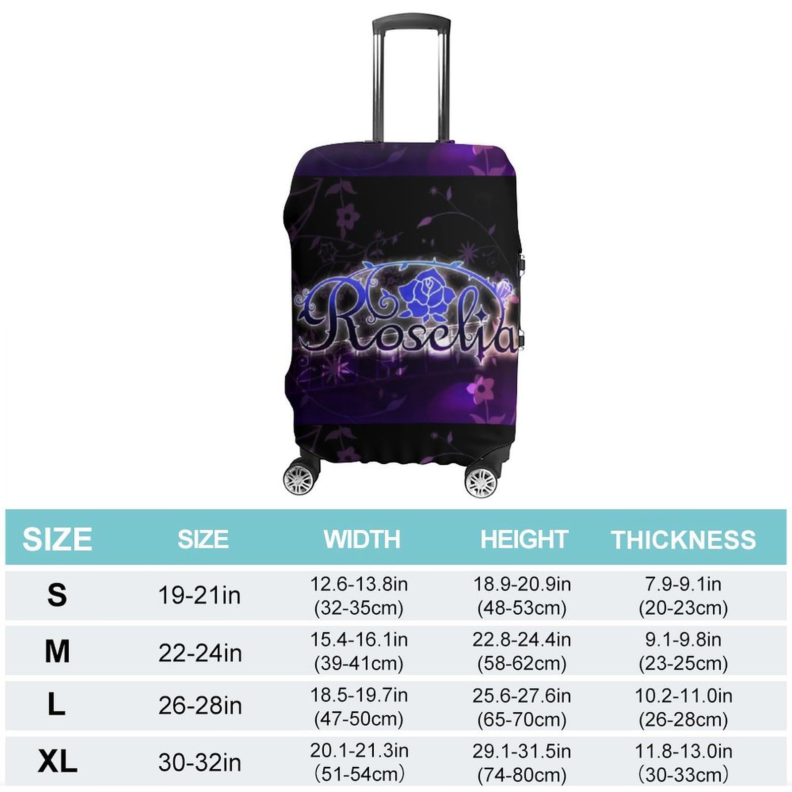 Amazon.co.jp: バンドリ ガルパ Roselia スーツケースカバー キャリー