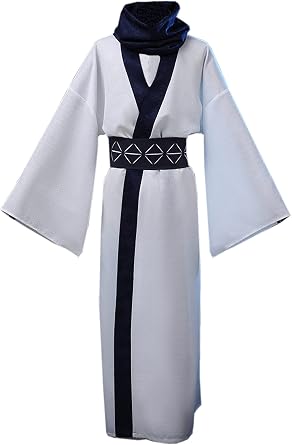 Mens Jujutsu Kaisen Ryomen Sukuna White Kimono Suit Cosplay Costume