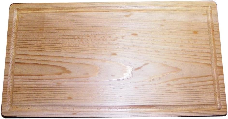 Steve's Gift Shoppe Cedar BBQ Plank/Platter with Juice Groove 15 x 7 x 5/8 Inches (15 Inch Length)
