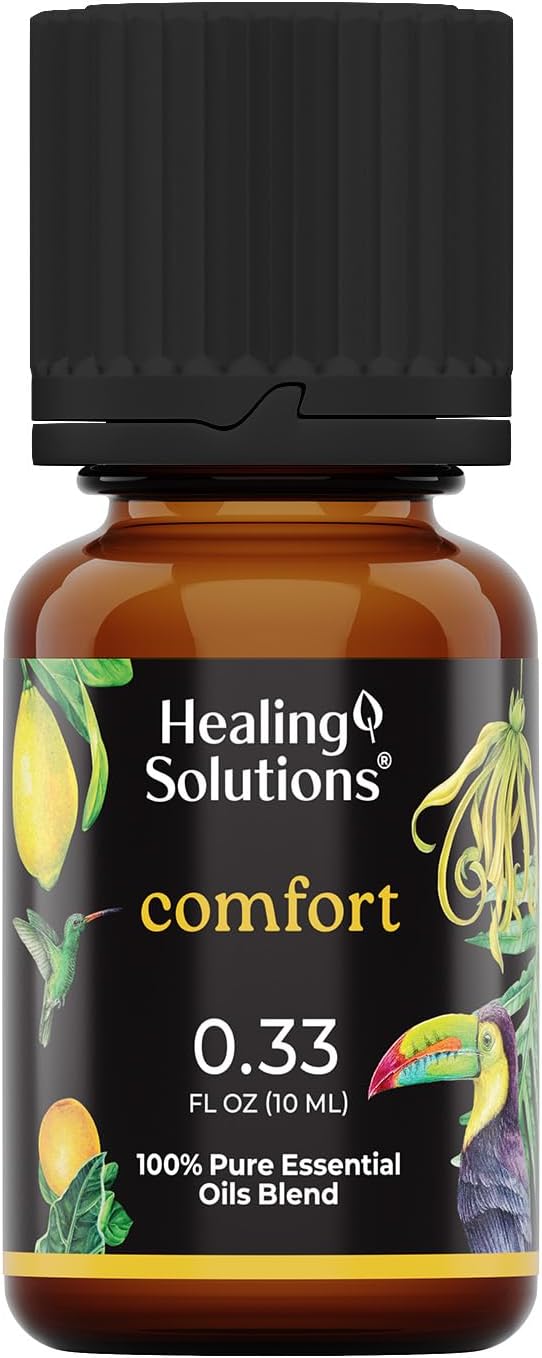Healing Solutions Comfort Blend Essential Oil – 0.33 Fluid Ounces