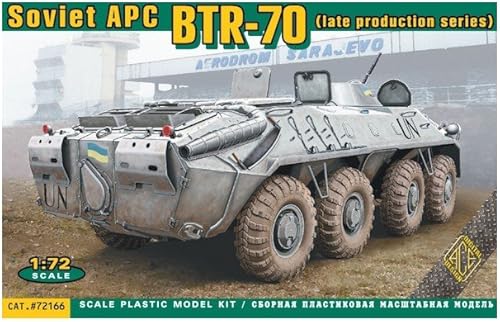 Ace ACE72166 – Modelo Kit BTR 70 Soviética Blindado Personal Carrier Late Prod