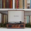 Record Master ST14012 Retro Turntable - Brown - Bluetooth and Charging Feature - Ability to Play All Records