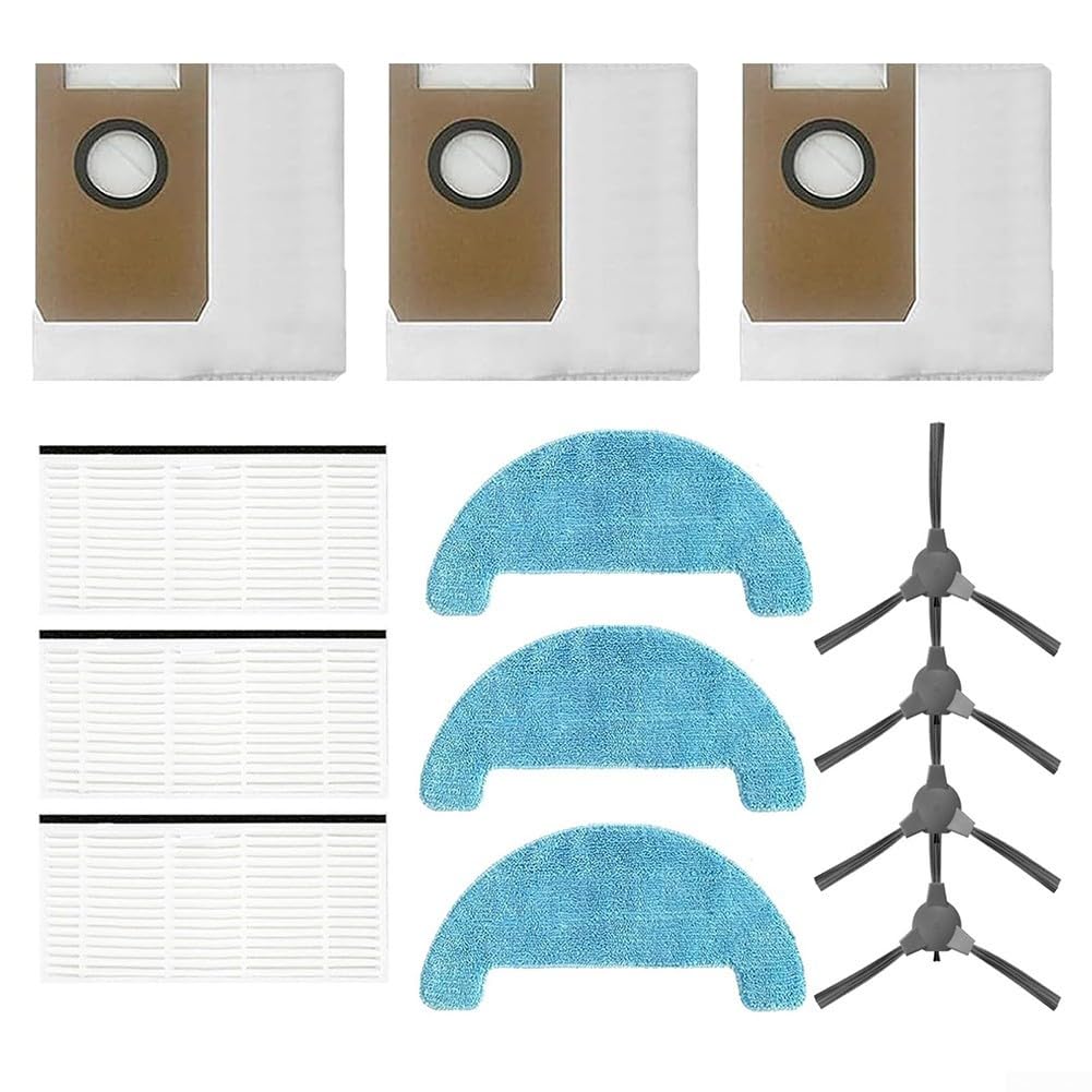 Aspirapolvere Parti di Ricambio Kit Spazzole Laterali Filtri Mop Pad Kit Per Loorow AT800 Accessori 3-in-1 Robot Aspirapolvere