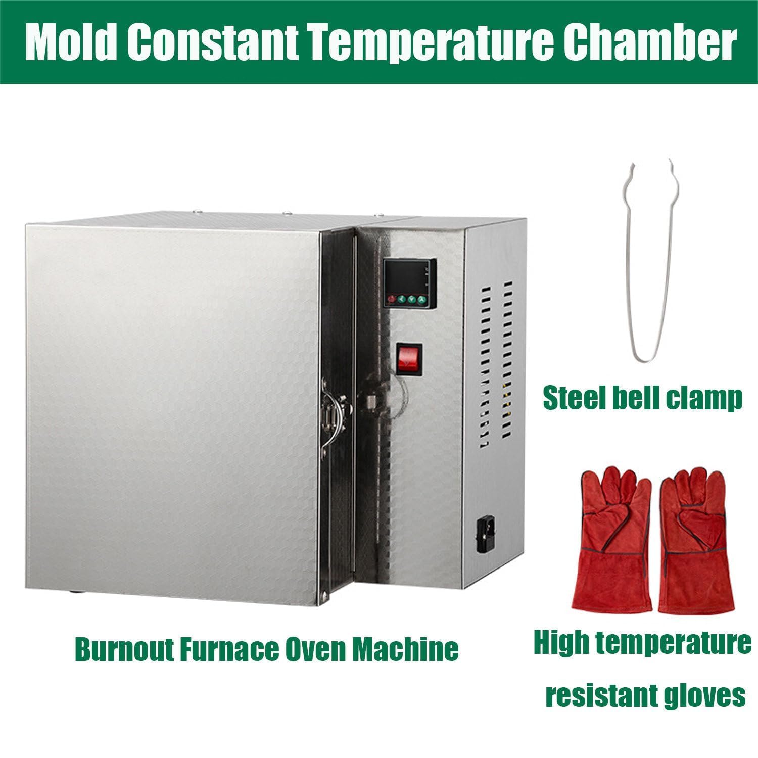 Four électrique de 1500 W pour la fonte de bijoux et la fonte des métaux, four électrique avec capacité de haute température jusqu'à 800 ℃
