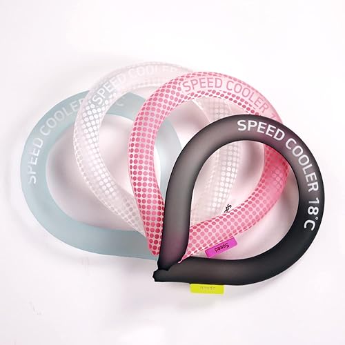 Miniatura 6 de SpeedUSA Insta Speed - Enfriadores de cuello (paquete de 2) (azul cielo y gris oscuro)