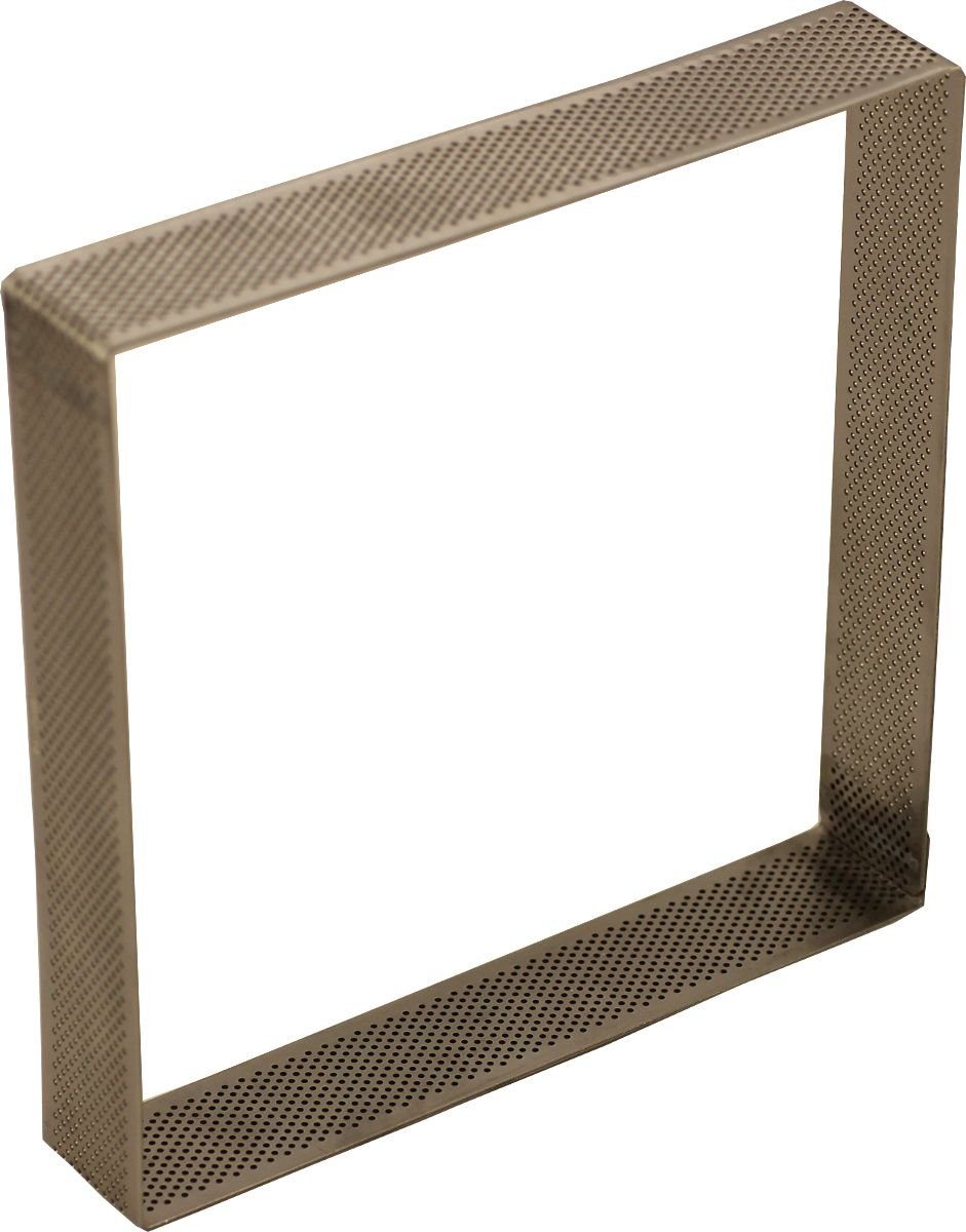 Quadrato inox forato 15cm (professionale)