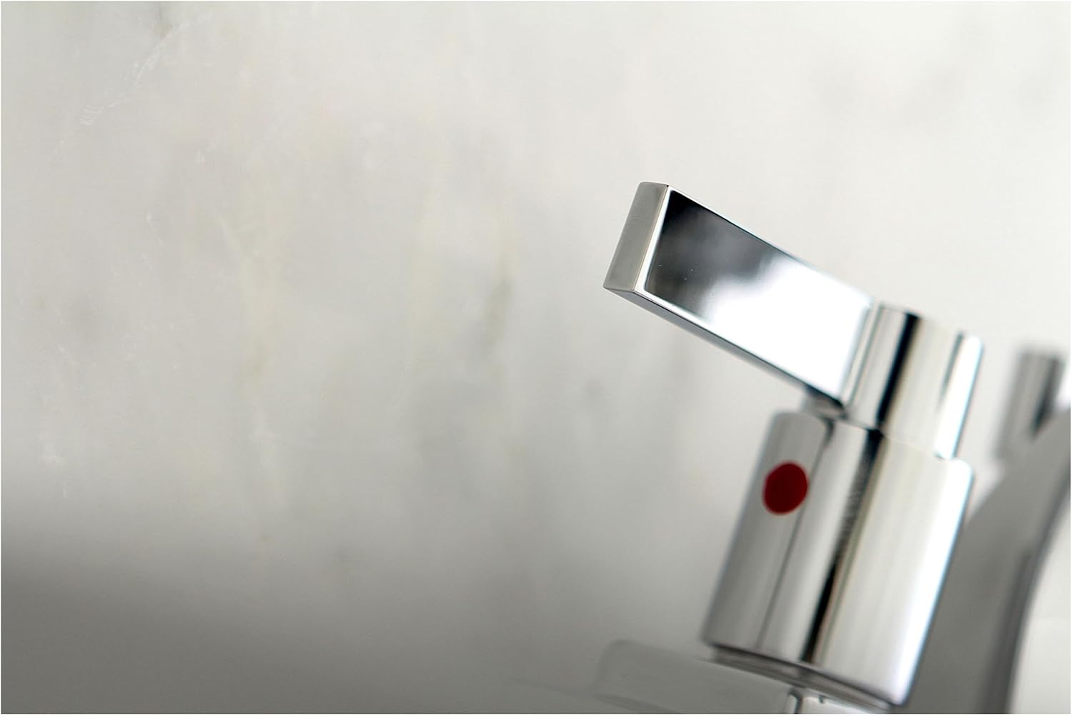 Kingston Brass KB4648NDL 3-7/8-Inch in Spout Reach NuvoFusion 4-Inch Centerset Euro High Rise Spout Lavatory Faucet with Brass/ABS Pop-Up, Brushed Nickel