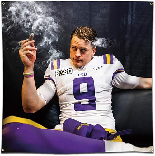 Arbinger Joe The Man, The Myth The Legend Behind Burrow Cigar Celebrations - Tapiz de pared para colgar (3 x 3 pies, poliéster 150D, colores vivos)