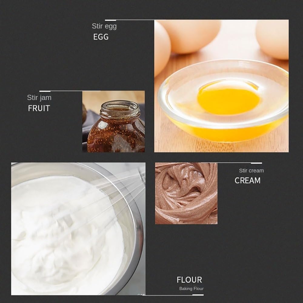 1/2pcs Stainless Steel Bead Whisk Mixer Hand Cream Mixer,Hand Cream,Kitchen Baking Tools,Manual Egg Beater,Steel Ball Whisk,Silver,10/12 Inch