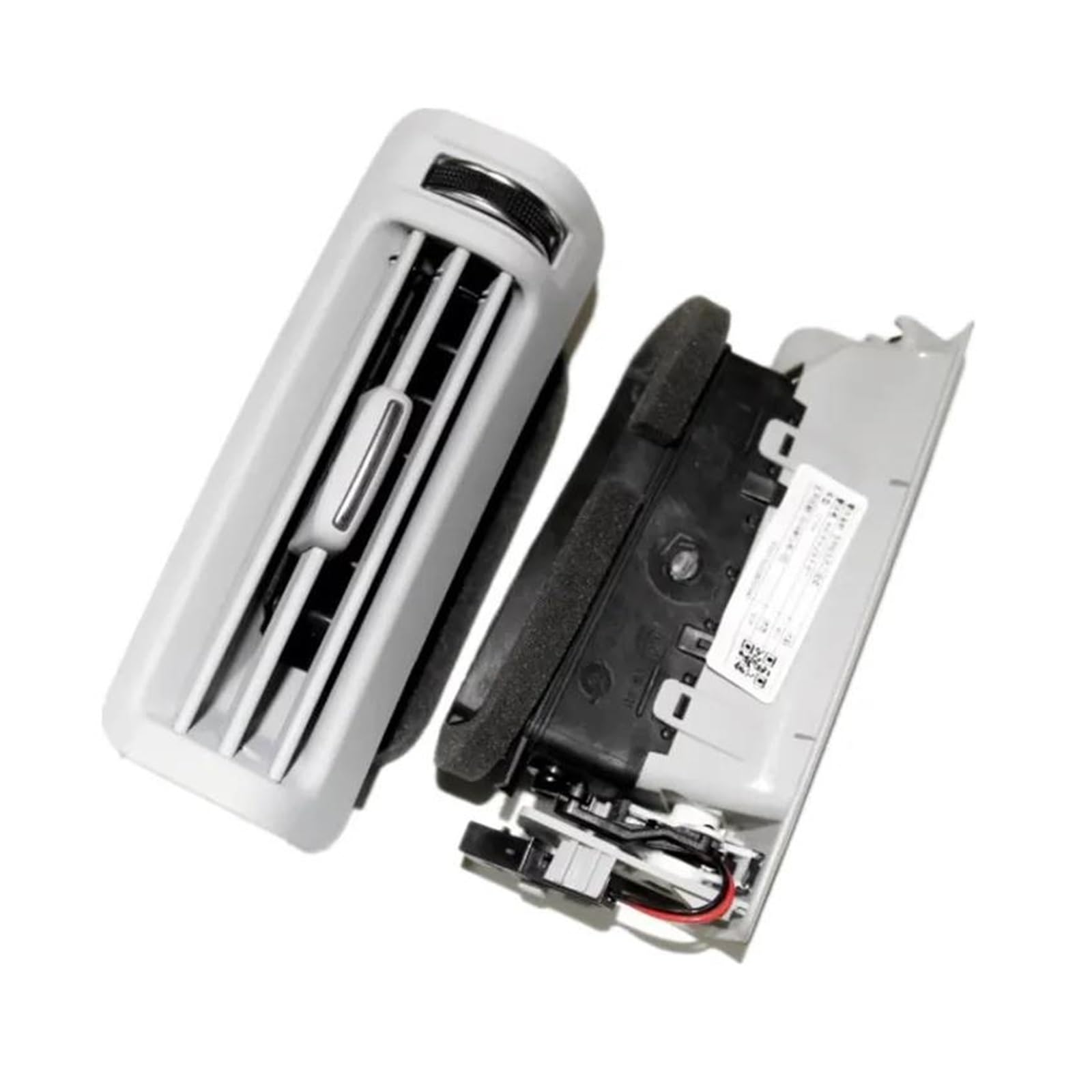 L'Évent Vous Sortie de climatiseur pilier OEM BC, Ventilation d'air pour siège arrière, pour Q7 Q8 2016 – 2024 4G0 819 209 Déflecteur Climatisation(Grey left)