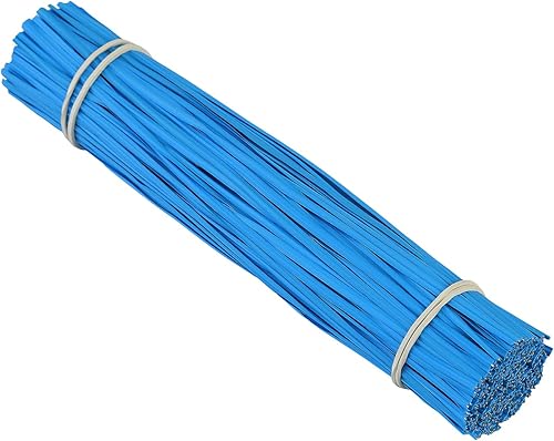 Miniatura 2 de 300 lazos de plástico azul de 6 pulgadas, bridas para cables, para bolsos, herramientas de jardinería