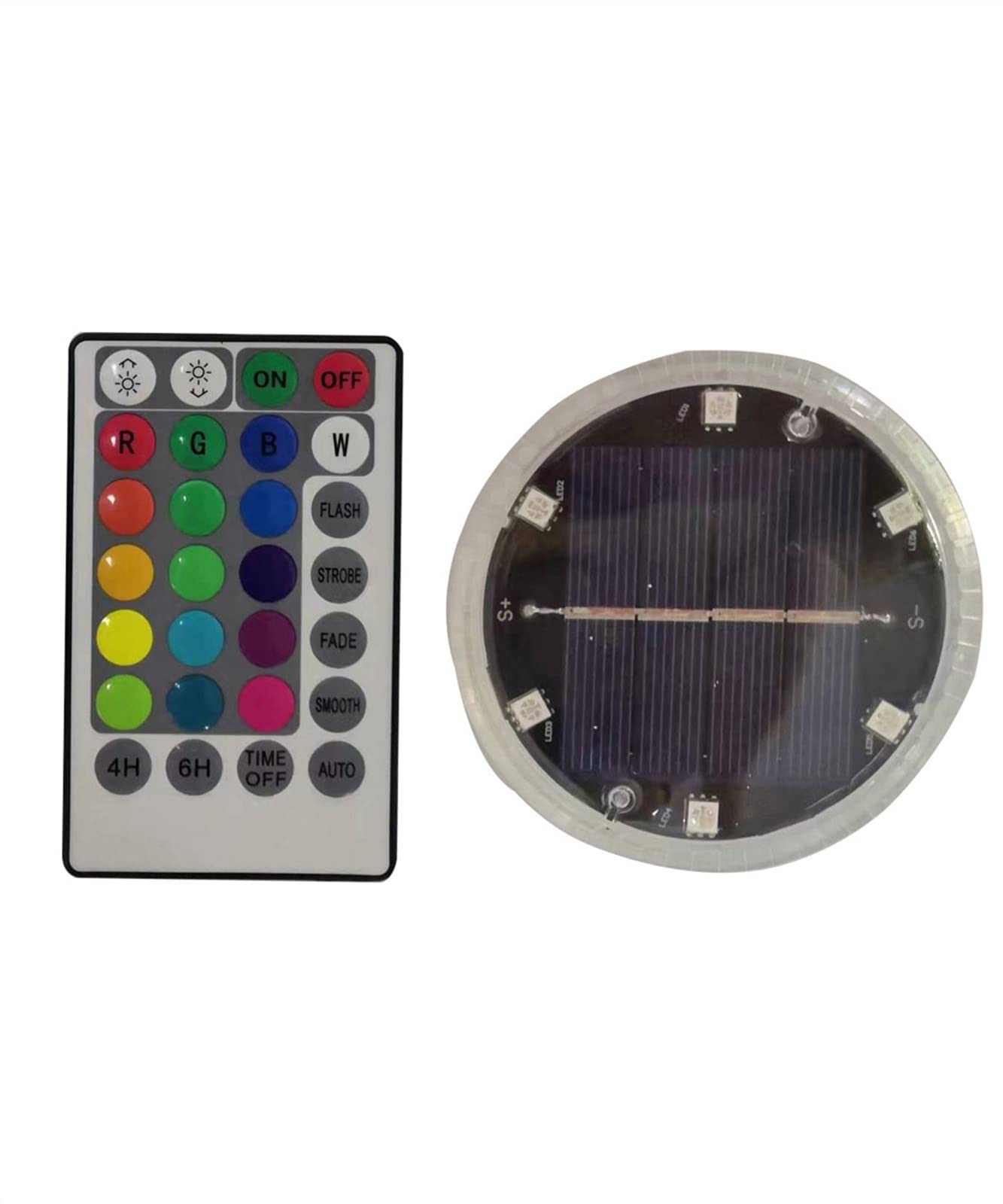Luz para Piscina Sumergible DIRIGIÓ Luces impermeables RGB Luces de estanque Luz de la piscina submarina con 16 colores, luces de control remoto con tazas de succión e imanes Luces Sumergibles ( Color