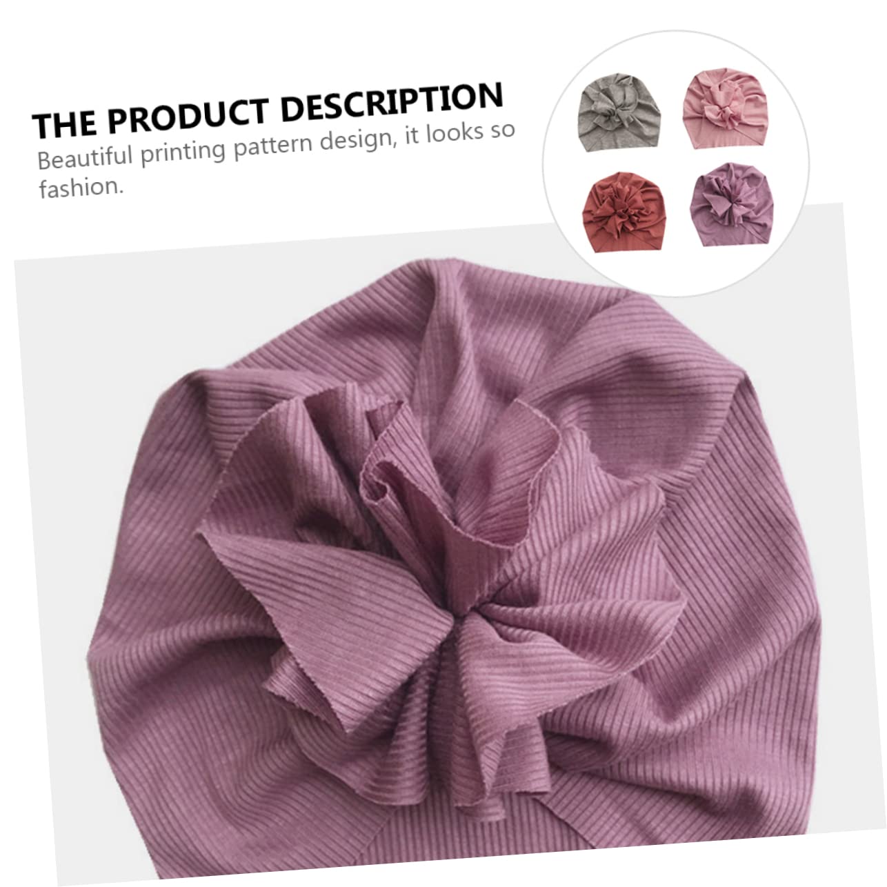 BESTYASH 12piezas Gorro Beanie Creativo Lazo Floral para Bebés Conjunto De Accesorios Adorables para Infantes De Años y Transpirable