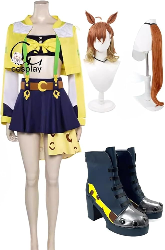 ウマ娘　ジャングルポケット　コスプレ　フルセット Amazon.co.jp: GGcosplay ウマ娘 ジャングルポケット コスプレ衣装