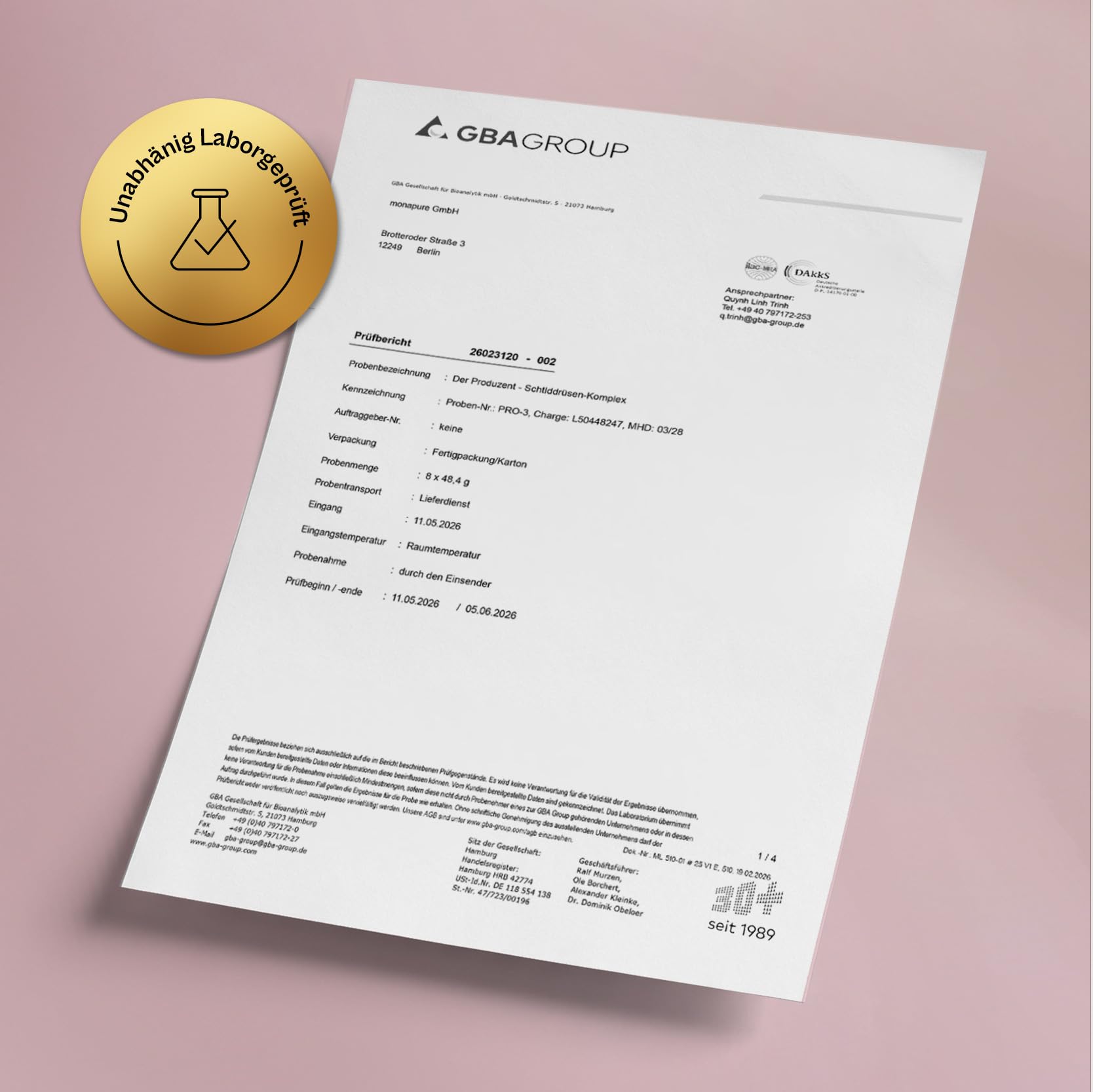 miavola® der Produzent® Schilddrüsen-Komplex mit L-Tyrosin, Jod, Selen, Zink & 8 B-Vitaminen + Cofaktoren - 60 Kapseln hochdosiert & vegan