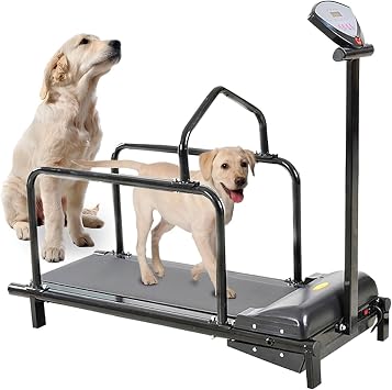 Dog Treadmill for Large Dogs, Pet Running Machine for Small & Medium Dogs Exercise, Indoor Treadmill for Medium Dogs, Doggy Treadmill