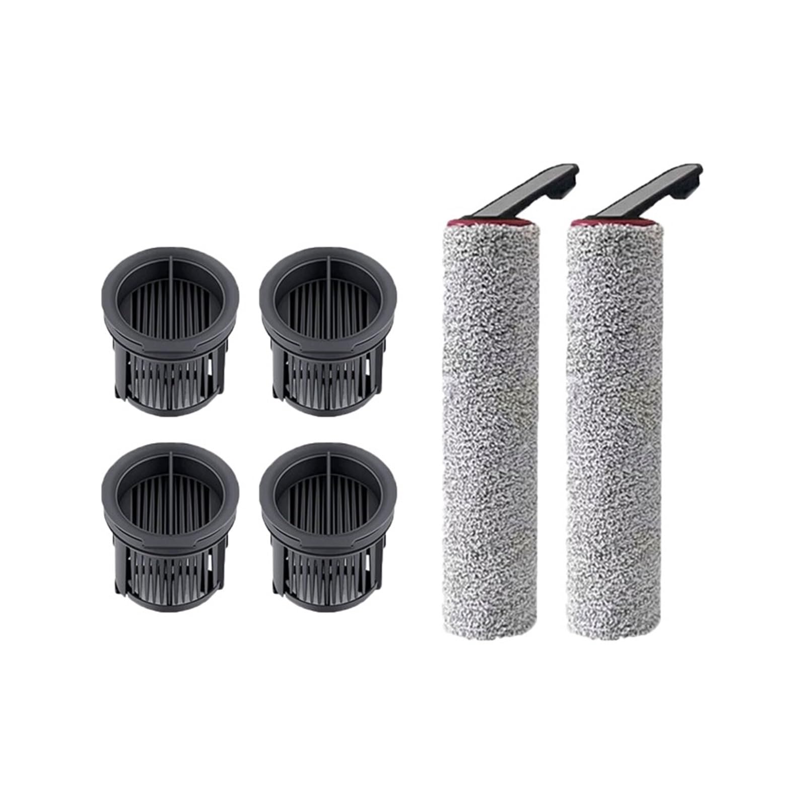 Szczotka bębnowa do odkurzacza filtr HEPA akcesoria kompatybilne z Dreame H14 Pro/H20 Ultra/H30 Ultra H13 Pro (6 szt.)